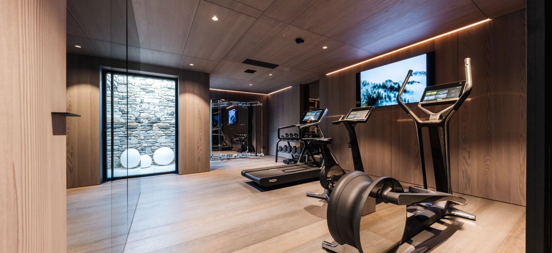 Le Chalet Fitnessraum